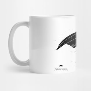 Northwest Foil Club: LOYAL / All Black (Text on board) Mug